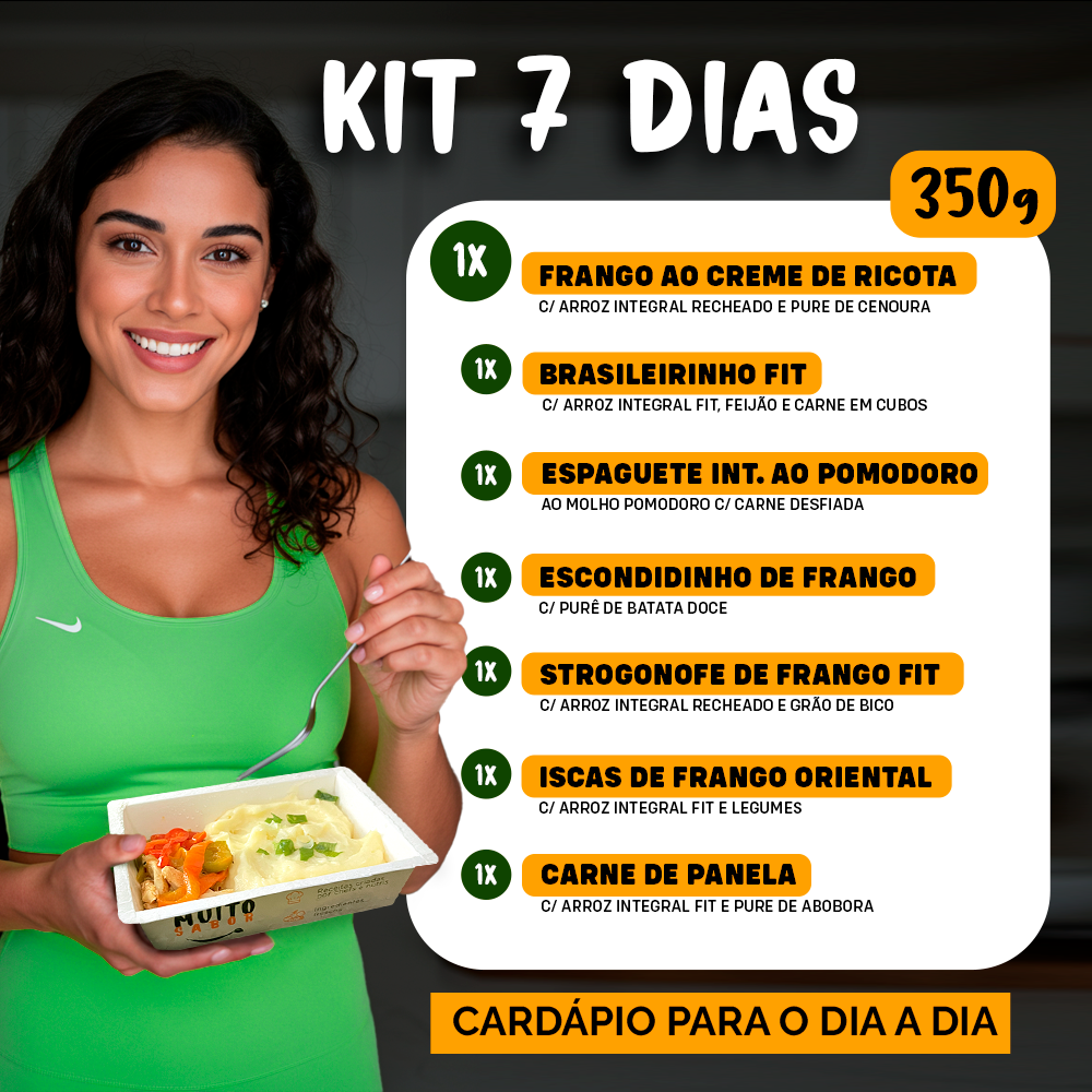Marmitas Fitness congeladas Salvador