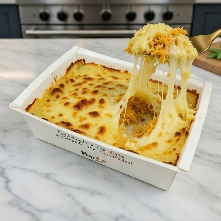 Escondidinho de Frango com purê de batata doce - 390 Kcal