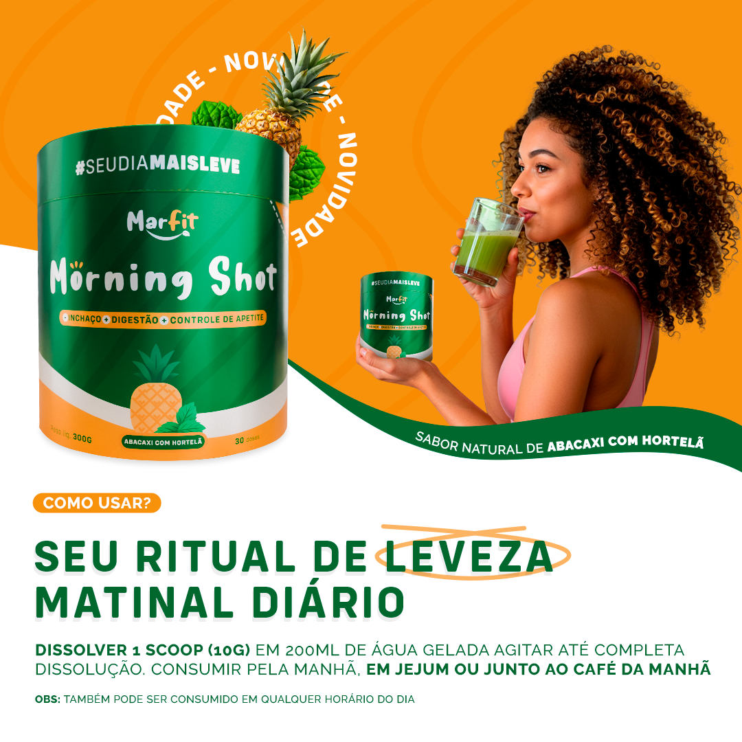 30 Dias Shot Matinal Emagrecimento - Marfit Morning Shot