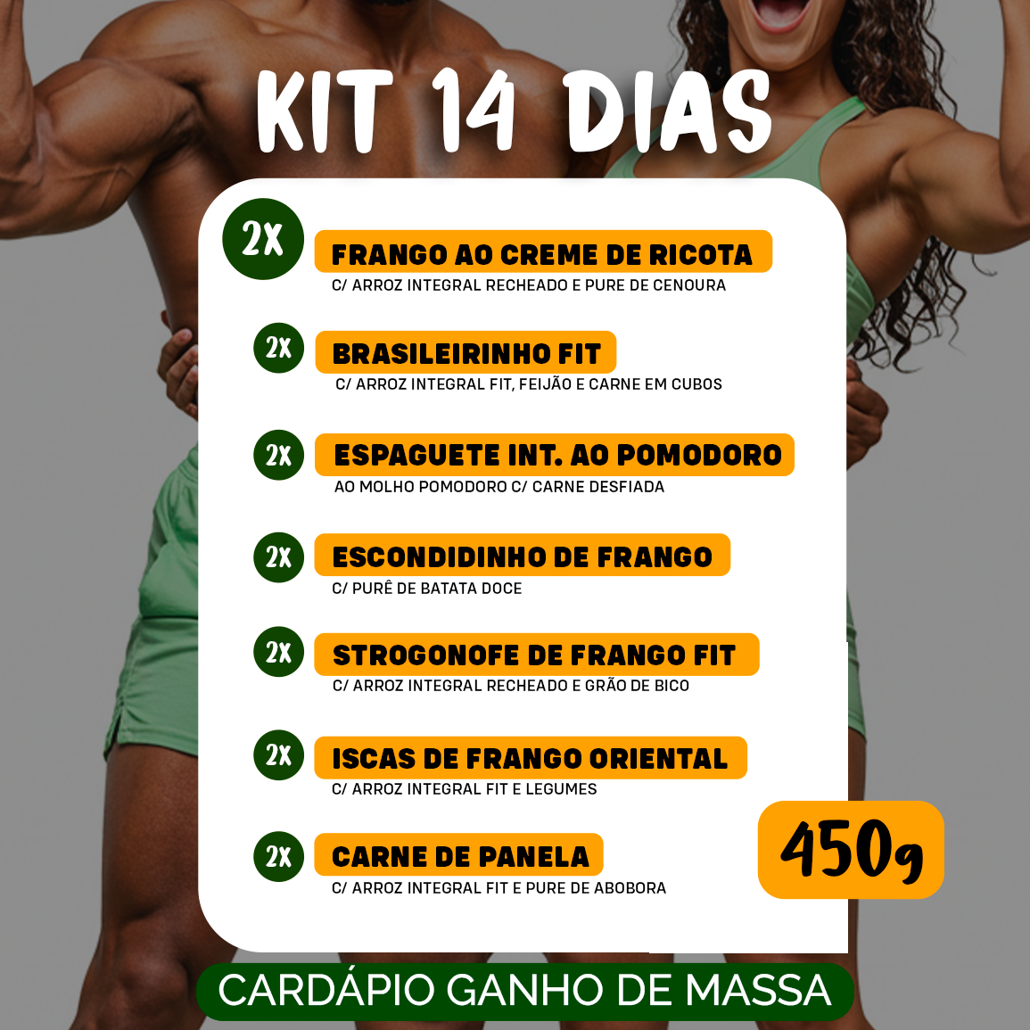 Marmitas Fitness congeladas Salvador