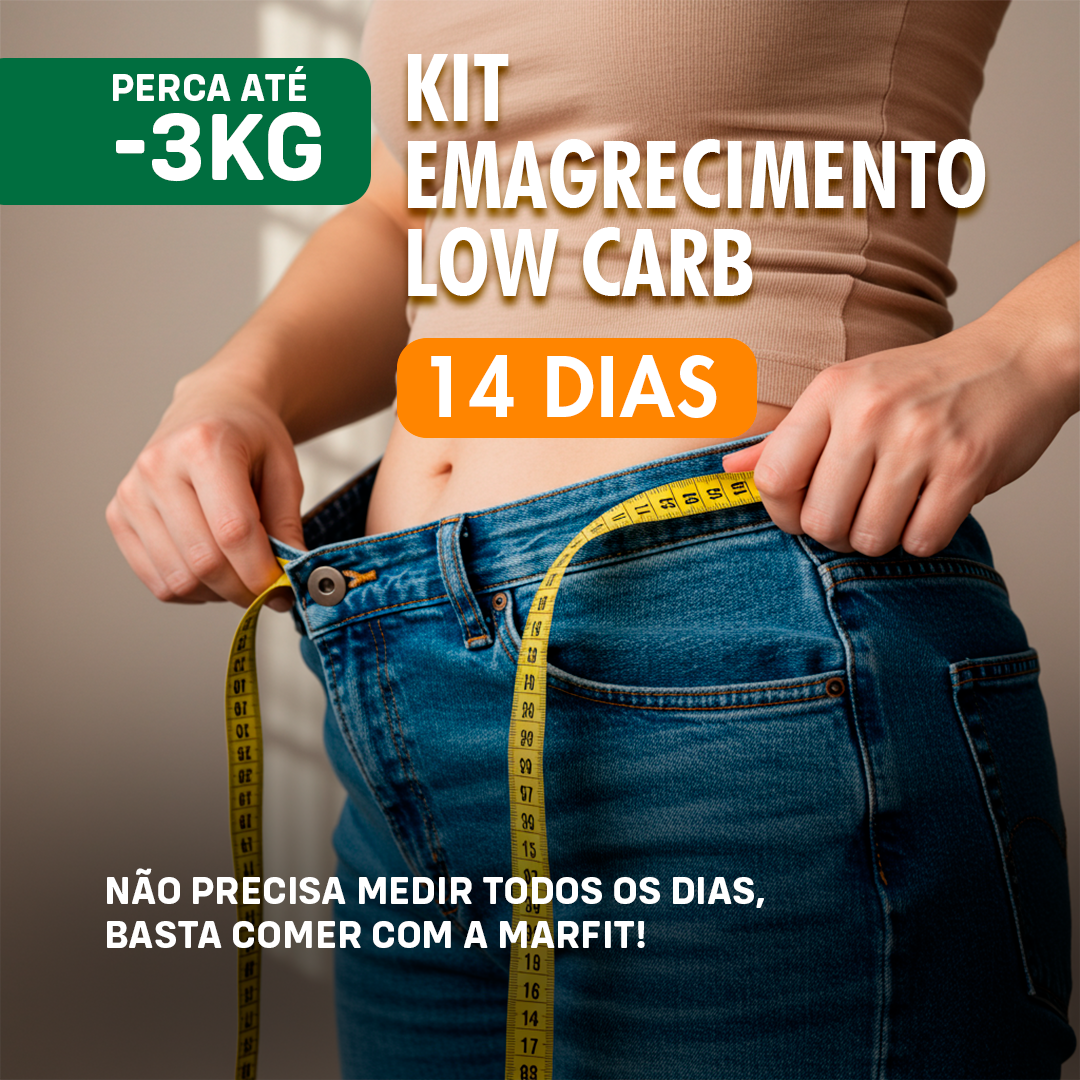 Kit Almoço Low Carb emagrecimento 14 DIas