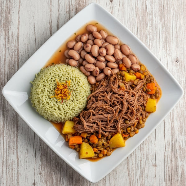 Carne Desfiada com Legumes - 350g