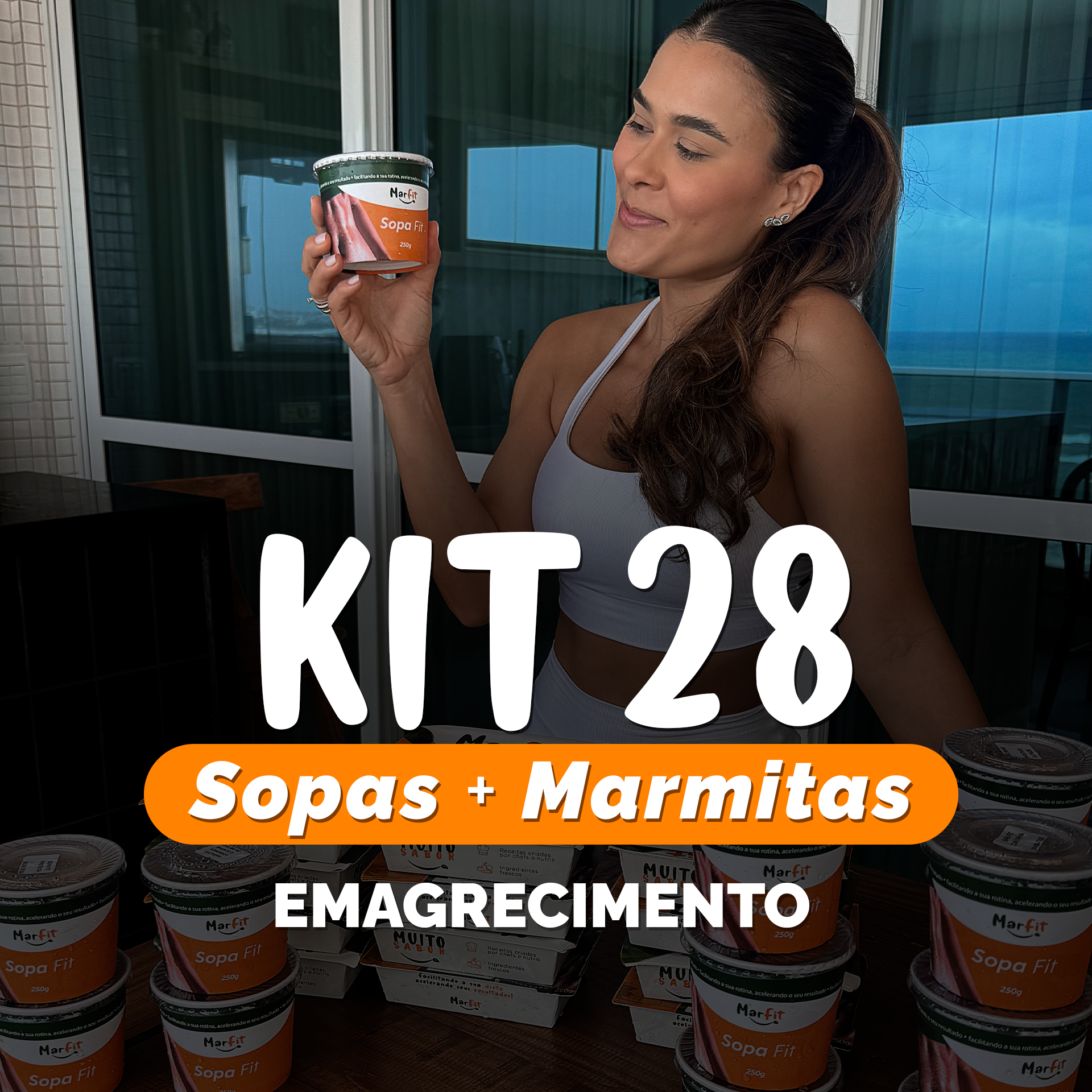 Kit Sopas e marmitas Emagrecimento 14 Dias