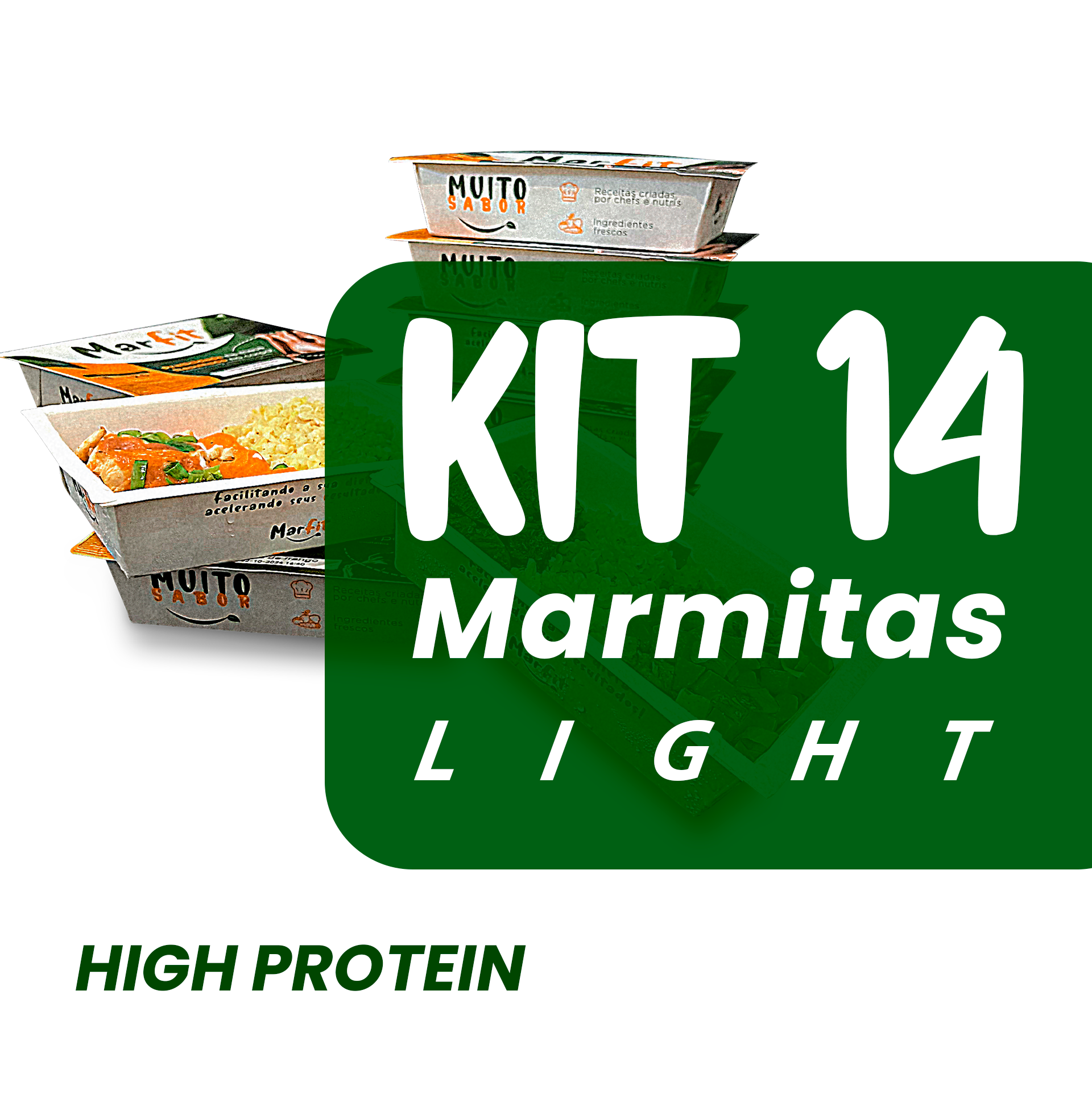 Kit Marmitas Fitness Light 14 Dias
