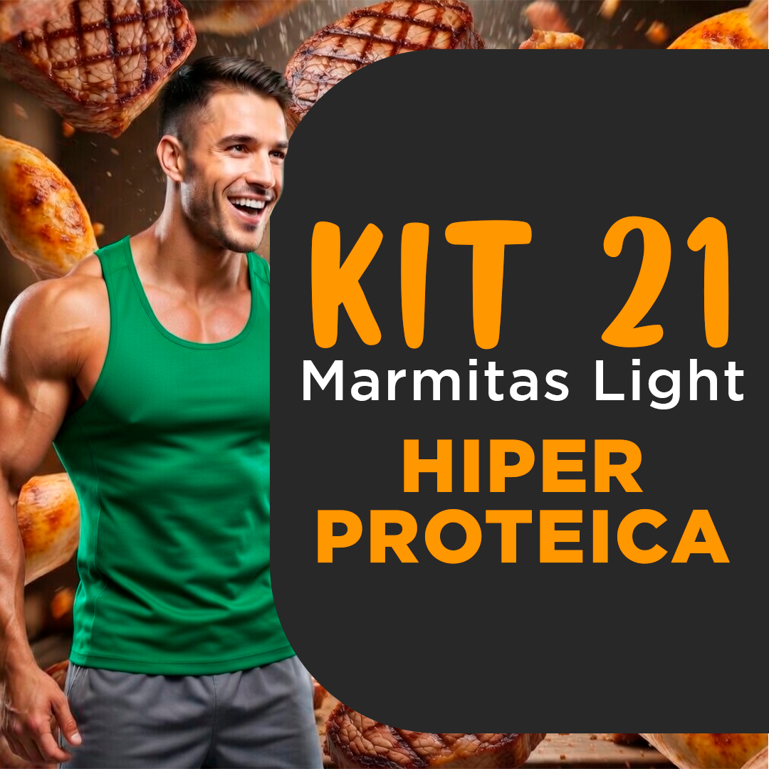Kit Marmitas Light HIGH PROTEIN 21 Dias