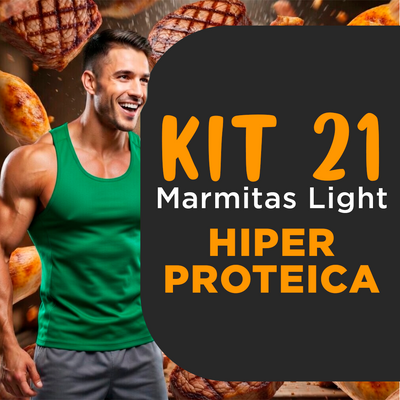 Kit Marmitas Light HIGH PROTEIN 21 Dias