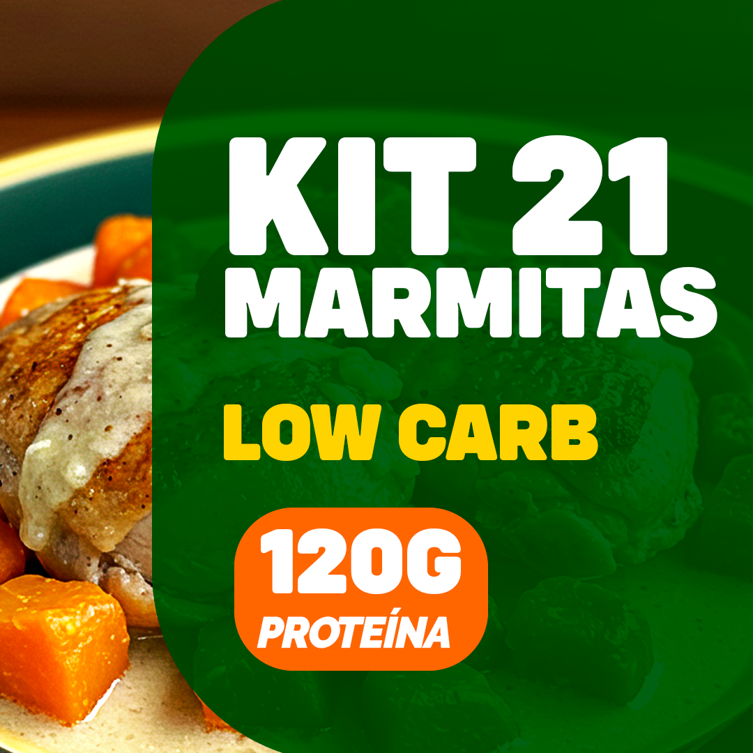 Kit Almoço Low Carb  emagrecimento 21 DIas